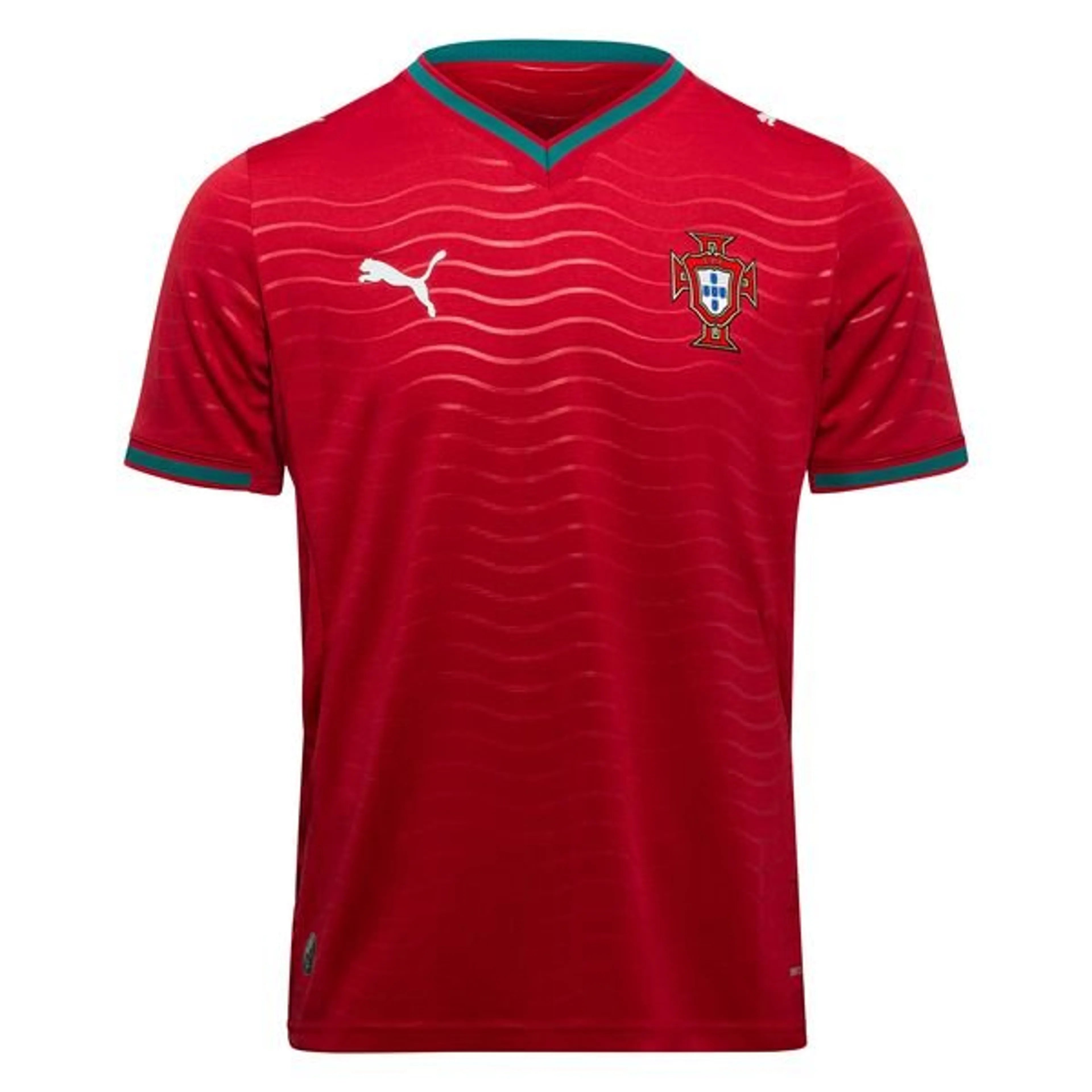 Puma Portugal 2026 Home Jersey Player Men Red Green Lagoon